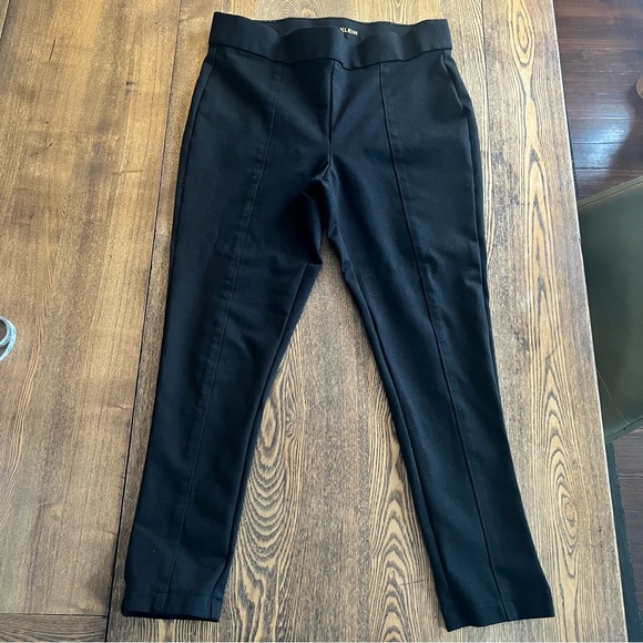 Anne Klein Black Leggings Lg - Picture 2 of 4